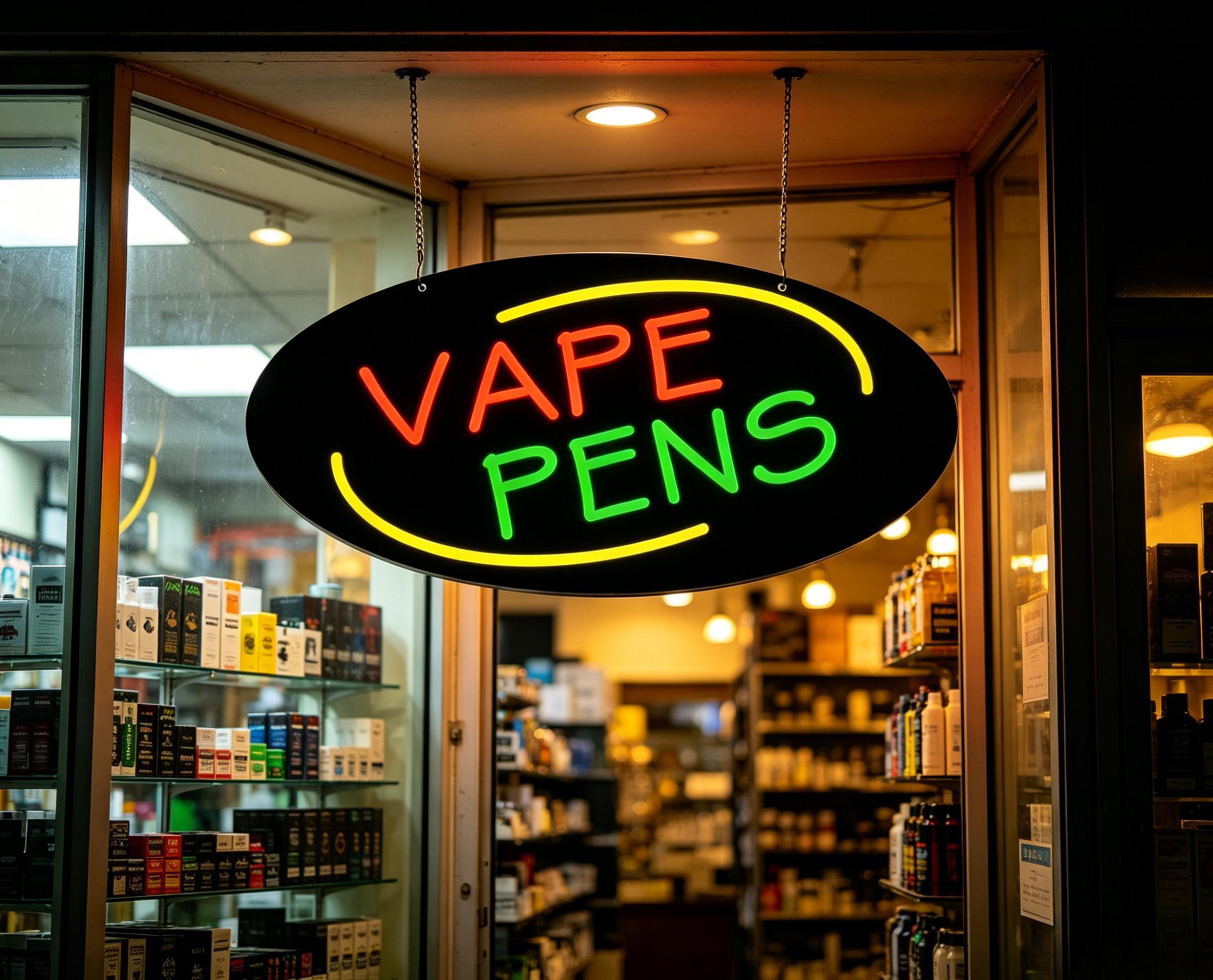 Vape Pens Neon Sign Dimmable L - Vaping Store 评论和价格