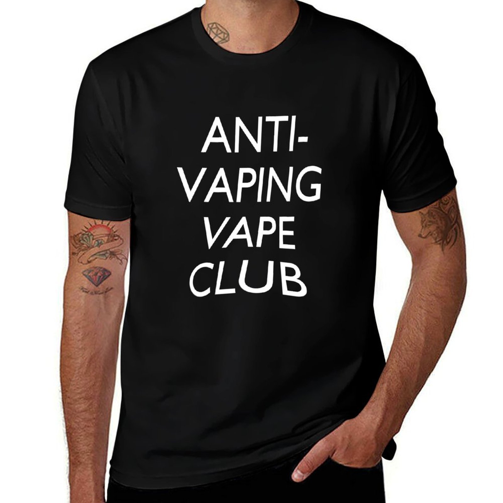 Anti-Vaping Vape Club T-Shirt  - Quick Vape 评论和价格