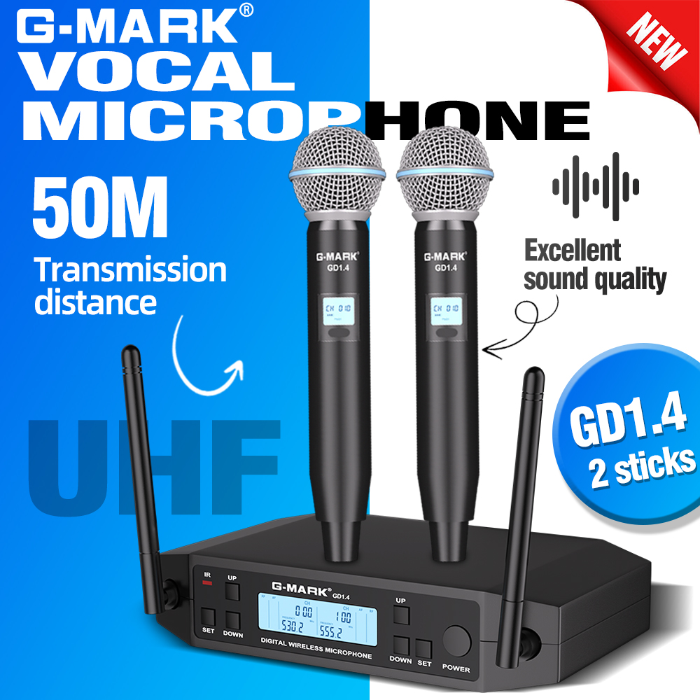 G-MARK GLXD4 Professional UHF  - Shure Mic Sm7B 评论和价格