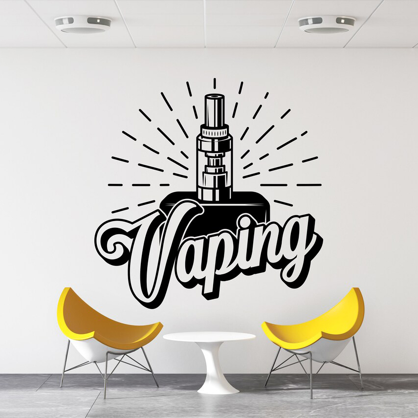 Vape Shop Wall Decal Window St - Vaping Store 评论和价格