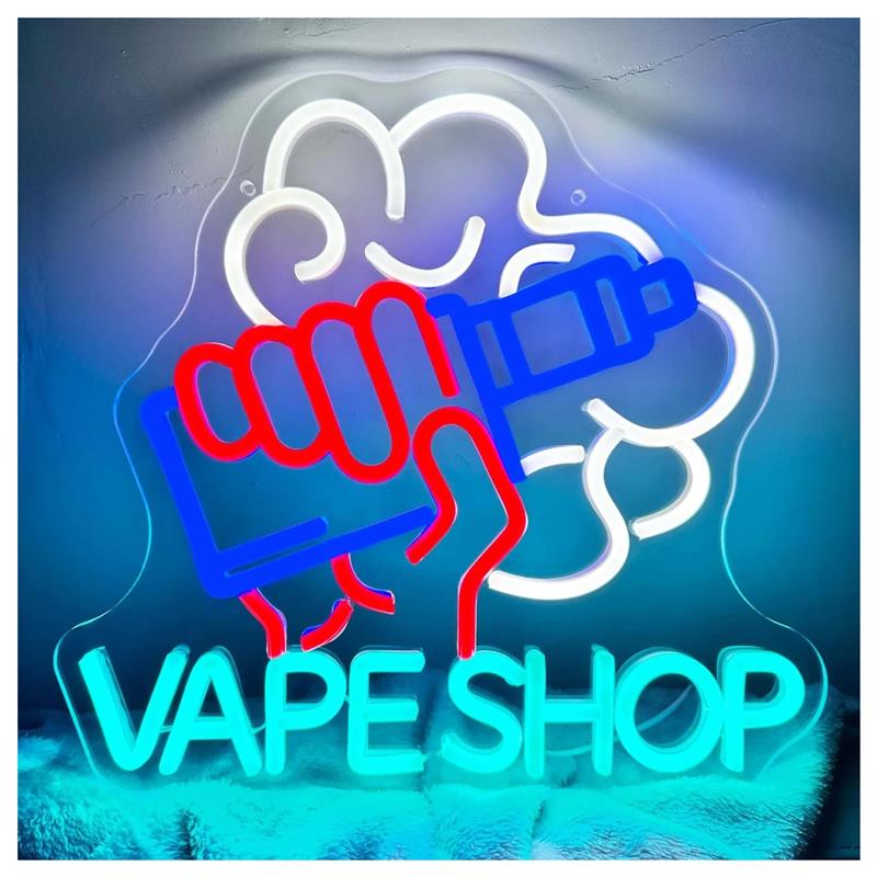 Vape Shop Neon Sign Hand Holdi - Vaping Store 评论和价格